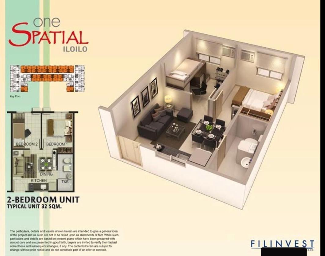 One Spatial Two Bedroom Condominium Unit With Pool And Gym Free Netflix And Wifi Iloilo City Εξωτερικό φωτογραφία